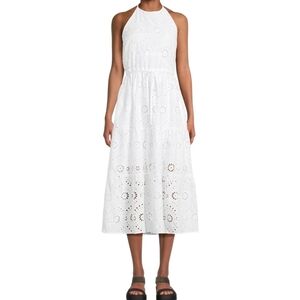 Time and Tru White Eyelet Maxi Dress